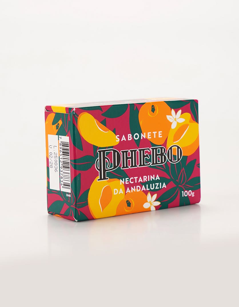 Sabonete em Barra Phebo Nectarina da Andaluzia 100g - Imagem 4