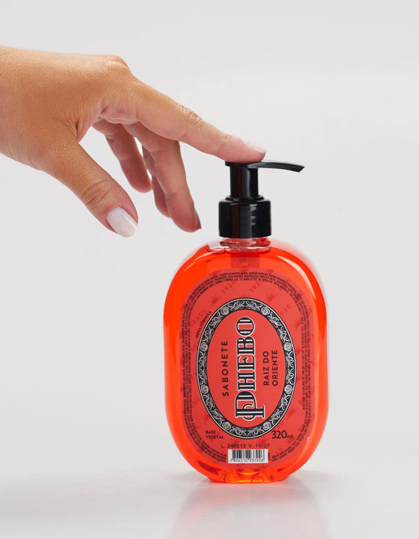 Sabonete Líquido de Glicerina Phebo Raiz do Oriente 320ml - Imagem 3
