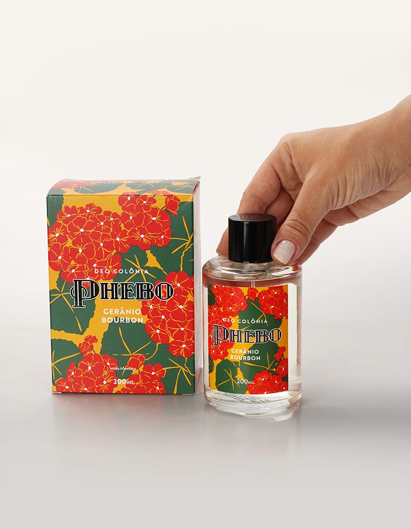 Colônia Phebo Gerânio Bourbon 200ml - Imagem 3