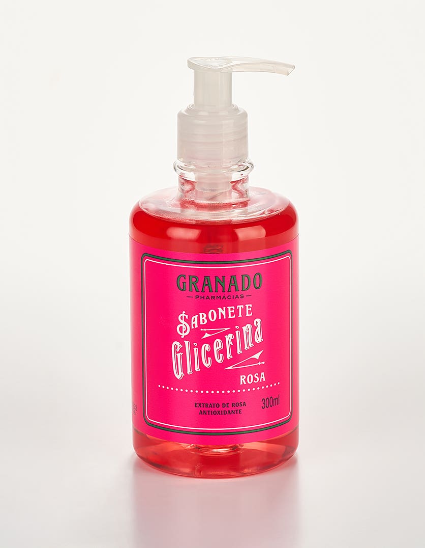 Sabonete Líquido de Glicerina Granado Rosa 300ml