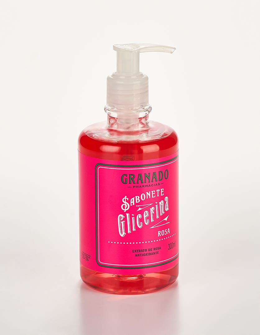 Sabonete Líquido de Glicerina Granado Rosa 300ml - Imagem 2