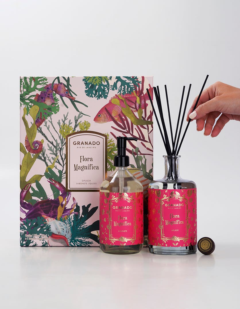 Duo Difusor de Ambientes & Sabonete Líquido Flora Magnífica 500ml - Imagem 3