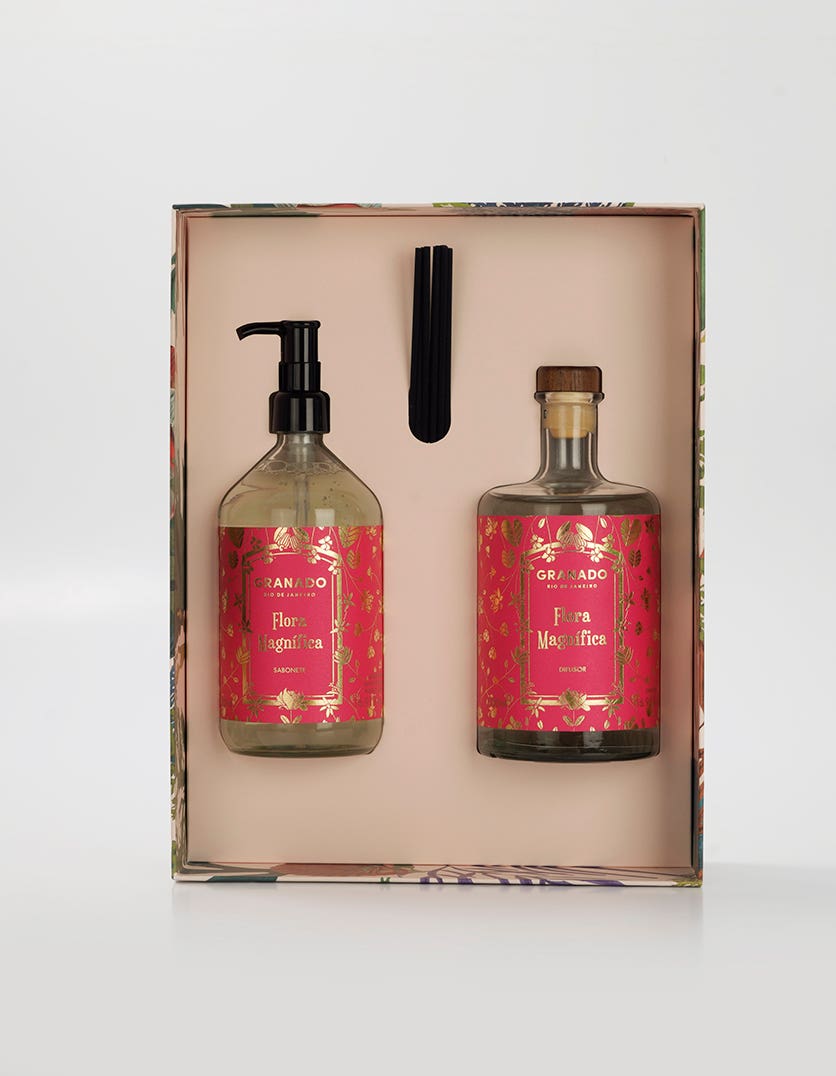 Duo Difusor de Ambientes & Sabonete Líquido Flora Magnífica 500ml - Imagem 4