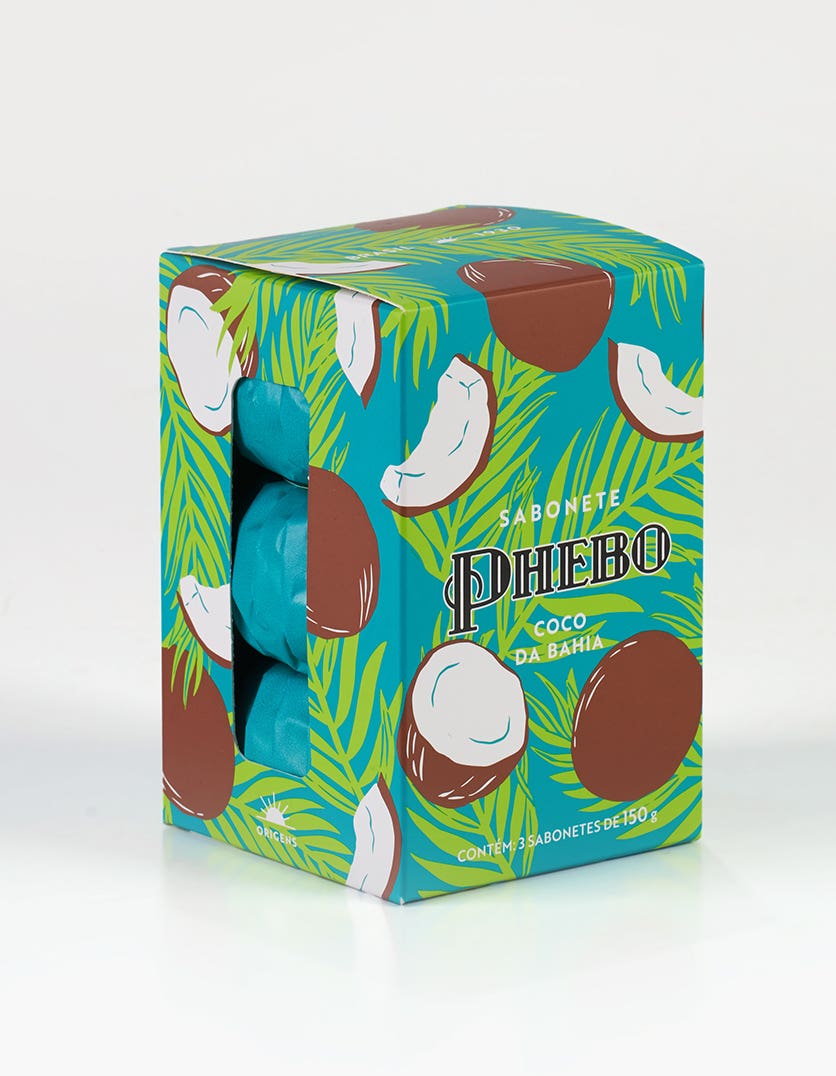 Kit Trio Sabonetes Barra Coco da Bahia - Imagem 2